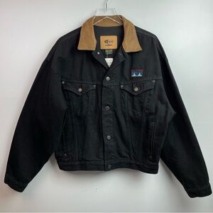 Cisco Marketplace Systems NWT Black Denim Jeans Jacket